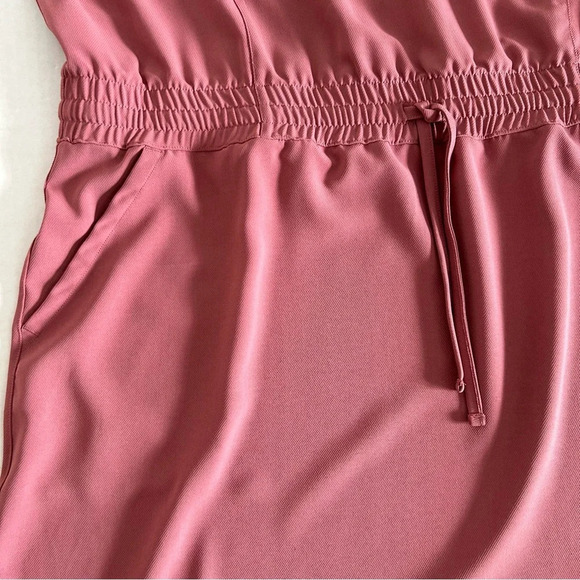 NWT 32 Degrees Women's Deco Rose Pink Twill Pocket Dress XXL **FLAW** - Picture 13 of 14